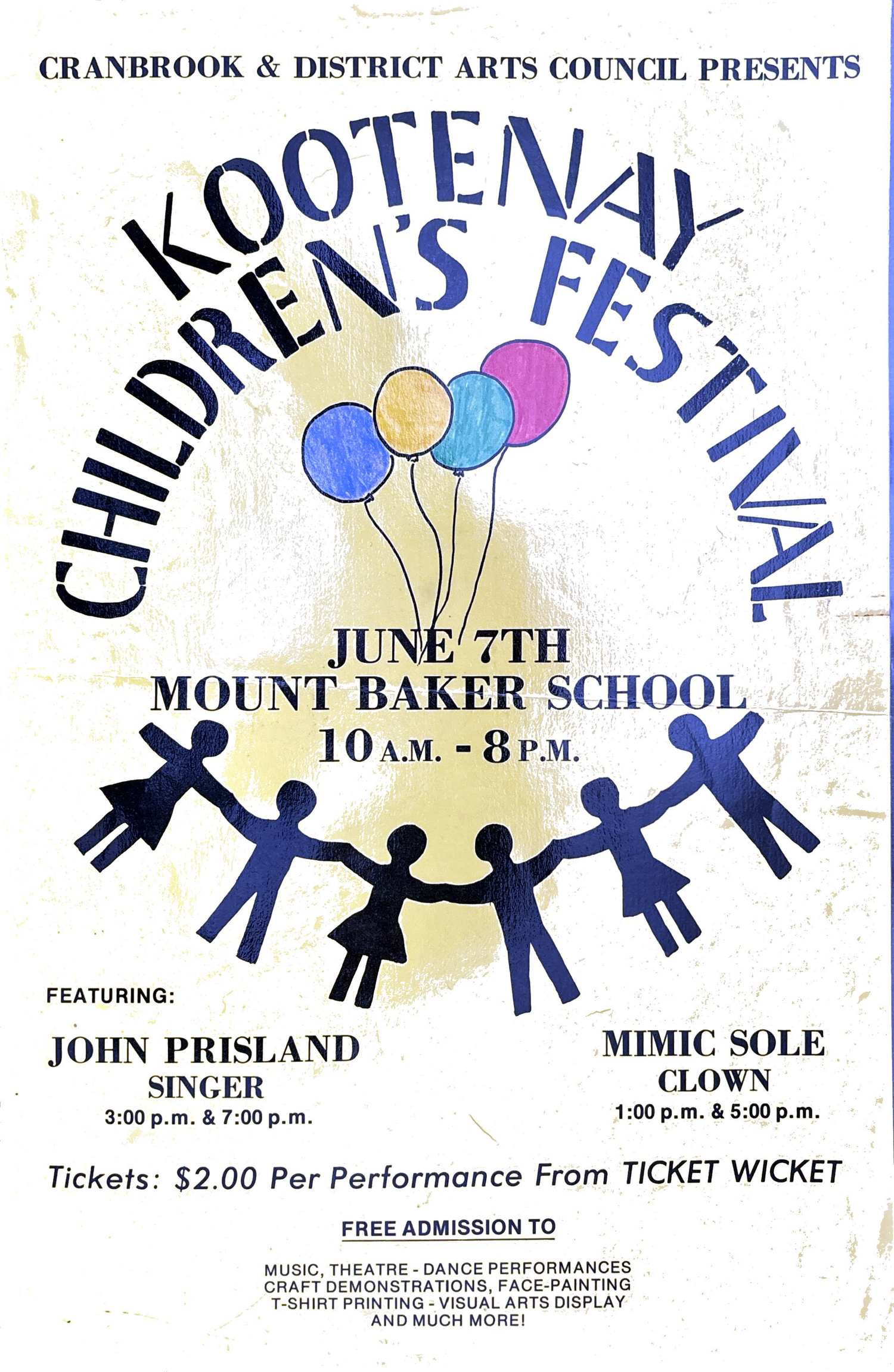 Kootenay Children’s Festival poster, -198