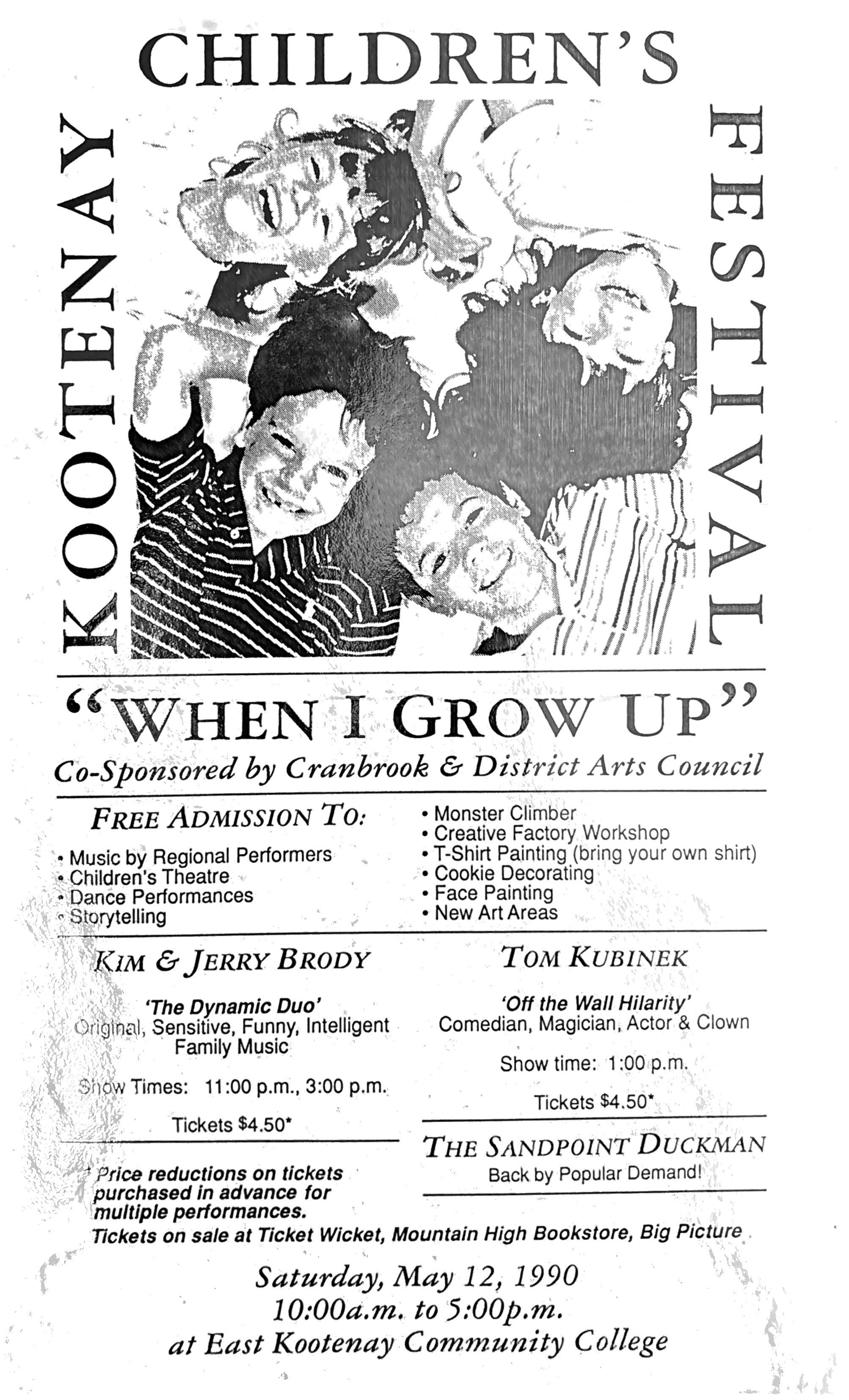 Kootenay Children’s Festival poster, -199