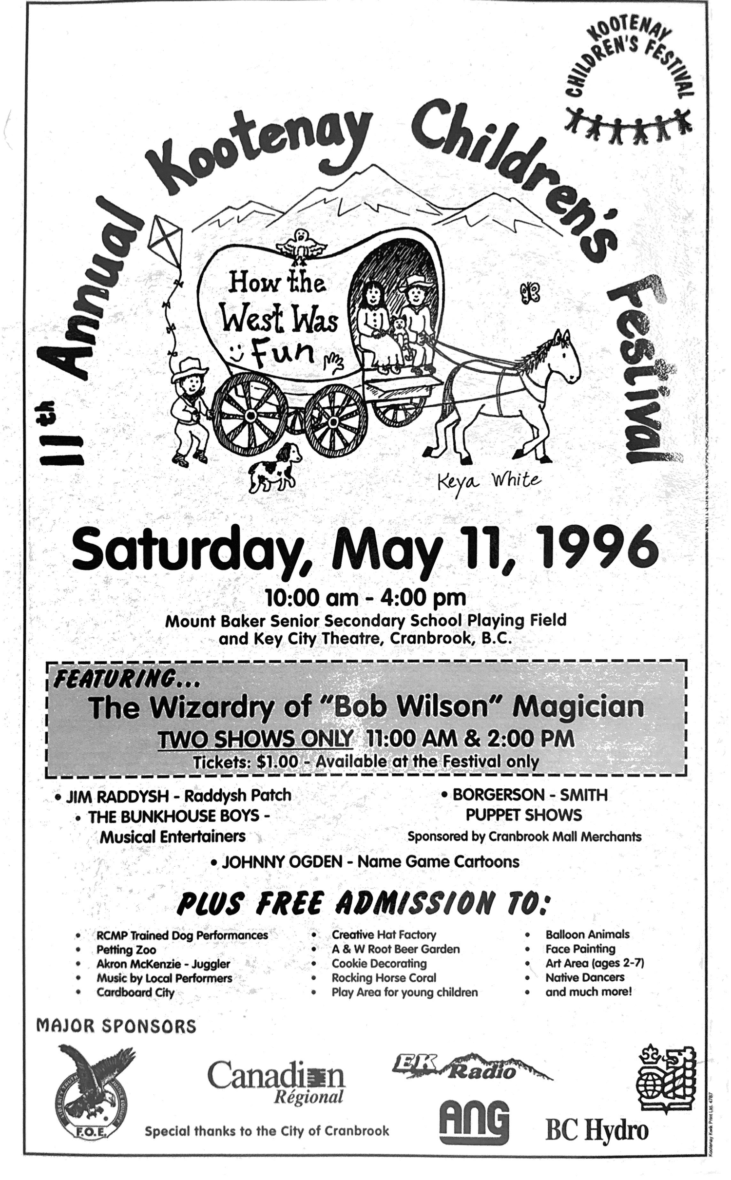 Kootenay Children’s Festival poster, -199