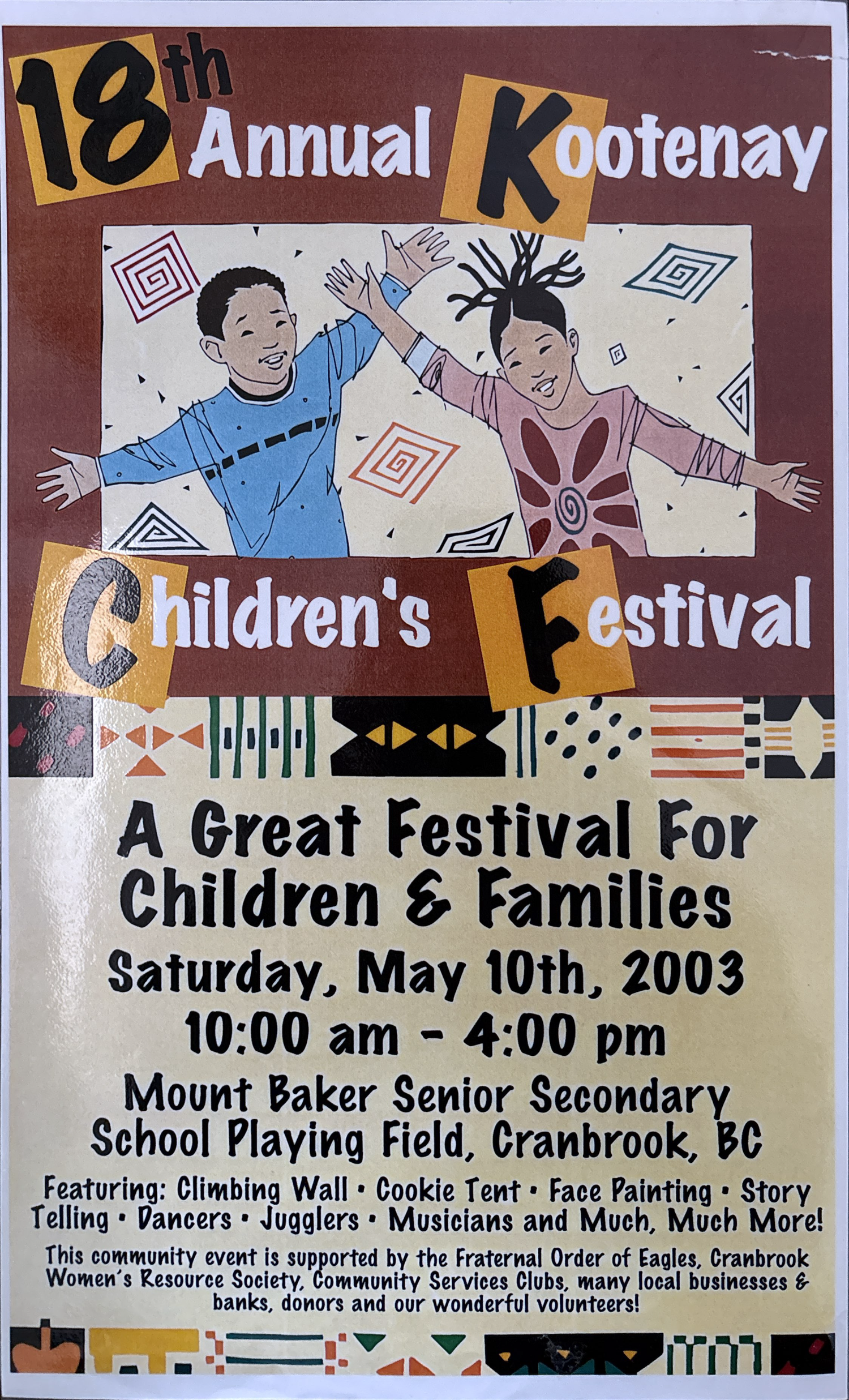 Kootenay Children’s Festival poster, -200