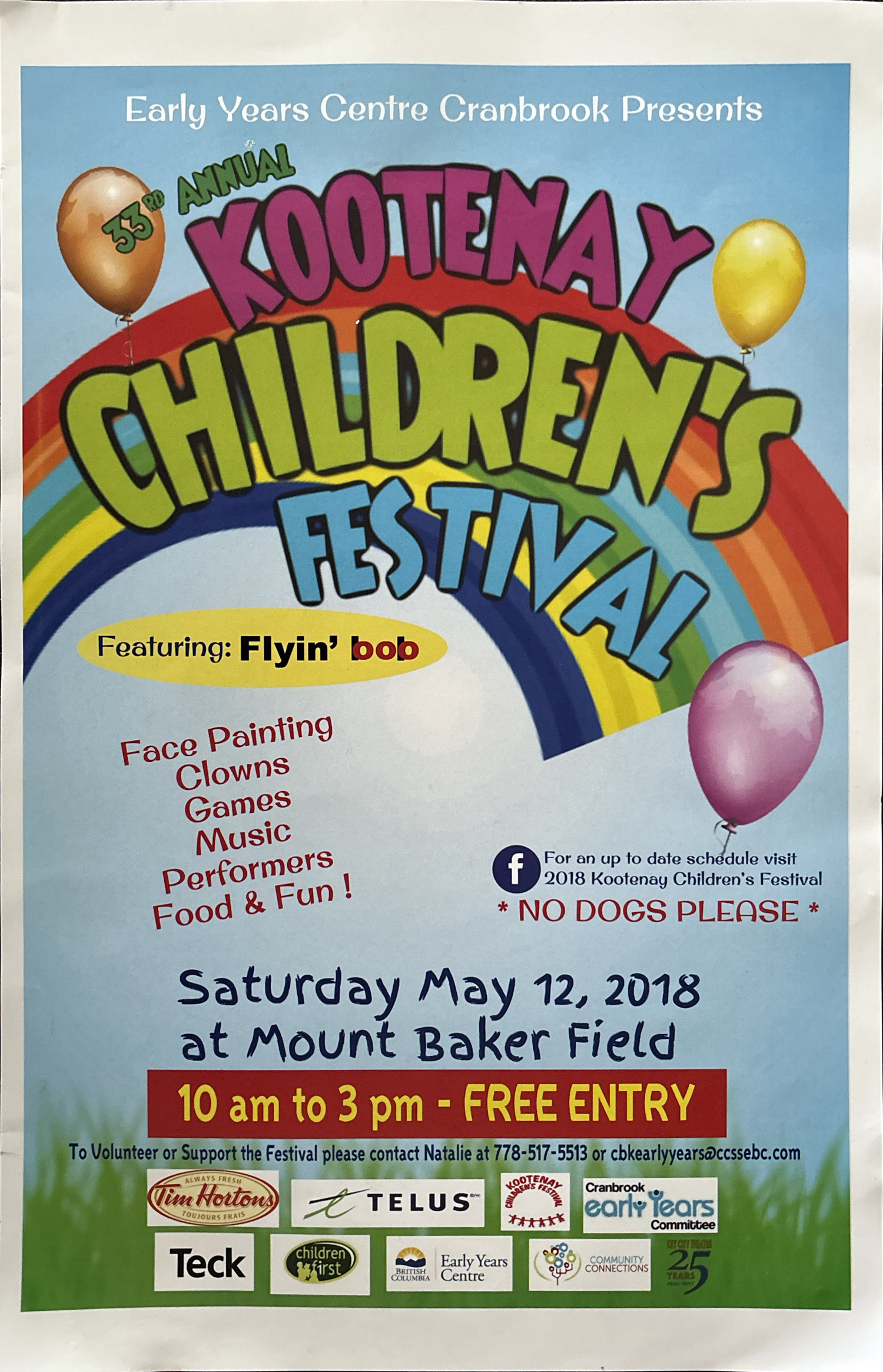 Kootenay Children’s Festival poster, -201