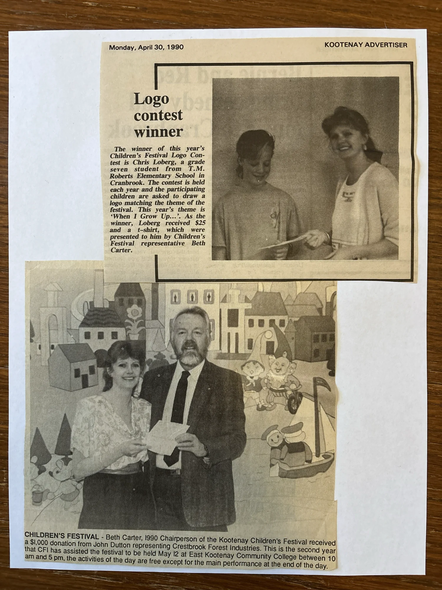 Kootenay Children&rsquo;s Festival, 1990