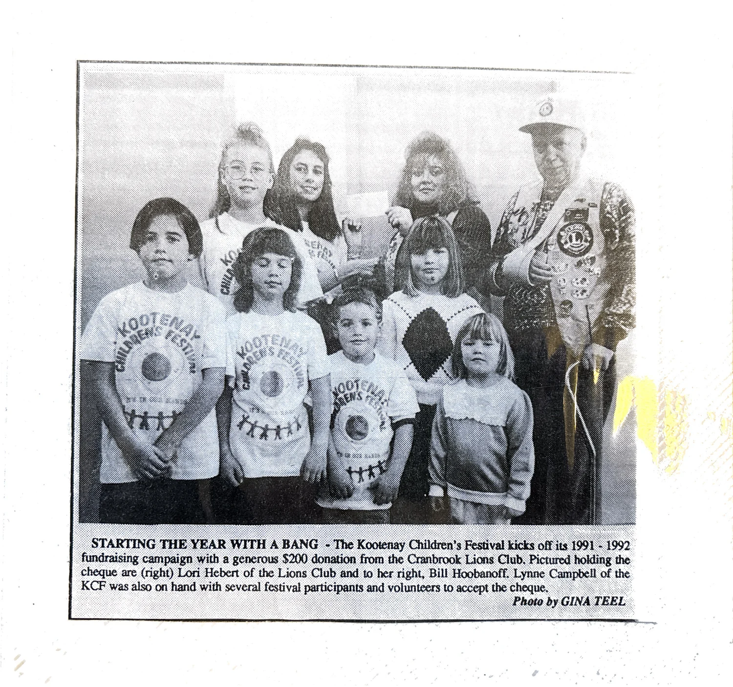Kootenay Children&rsquo;s Festival, 1992