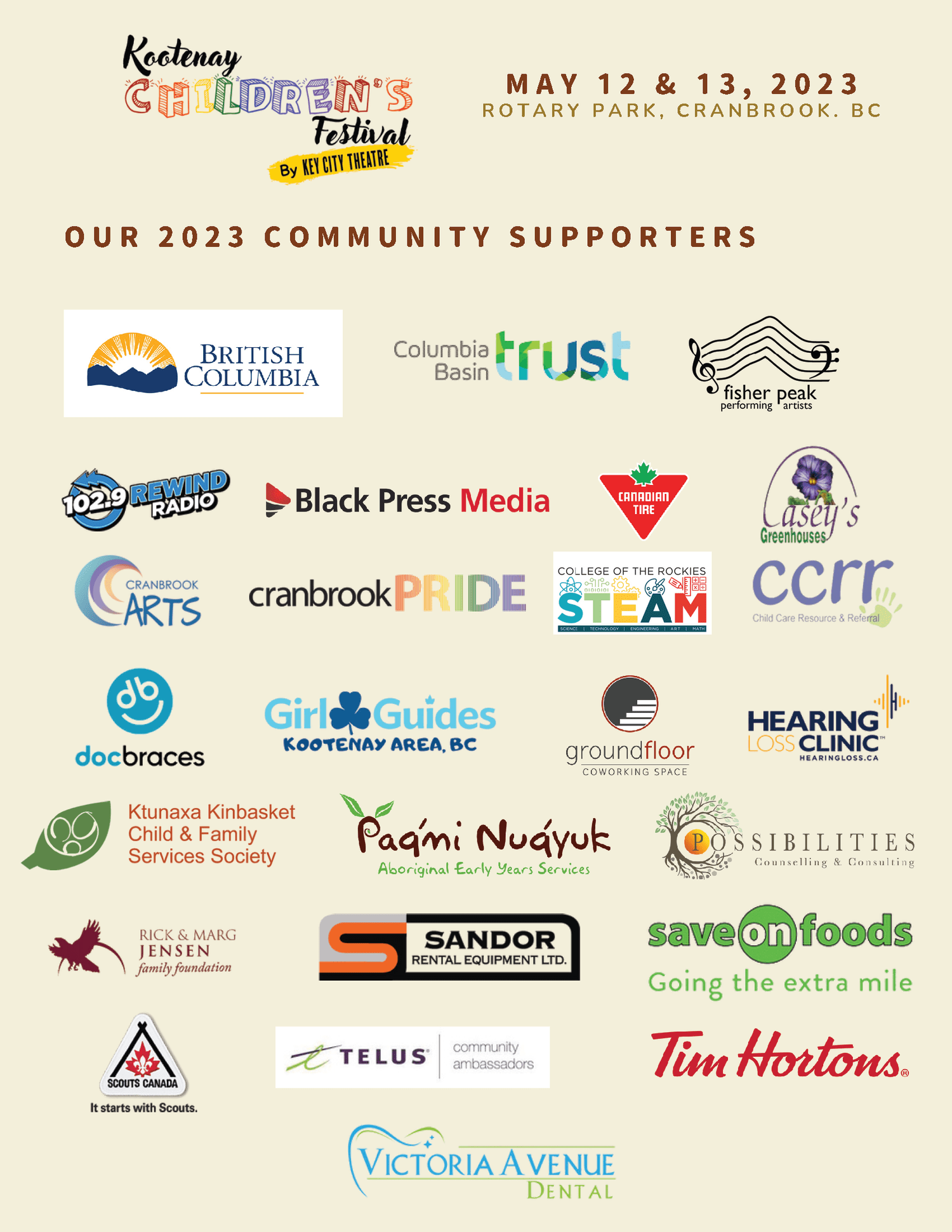Kootenay Children&rsquo;s Festival, 2023