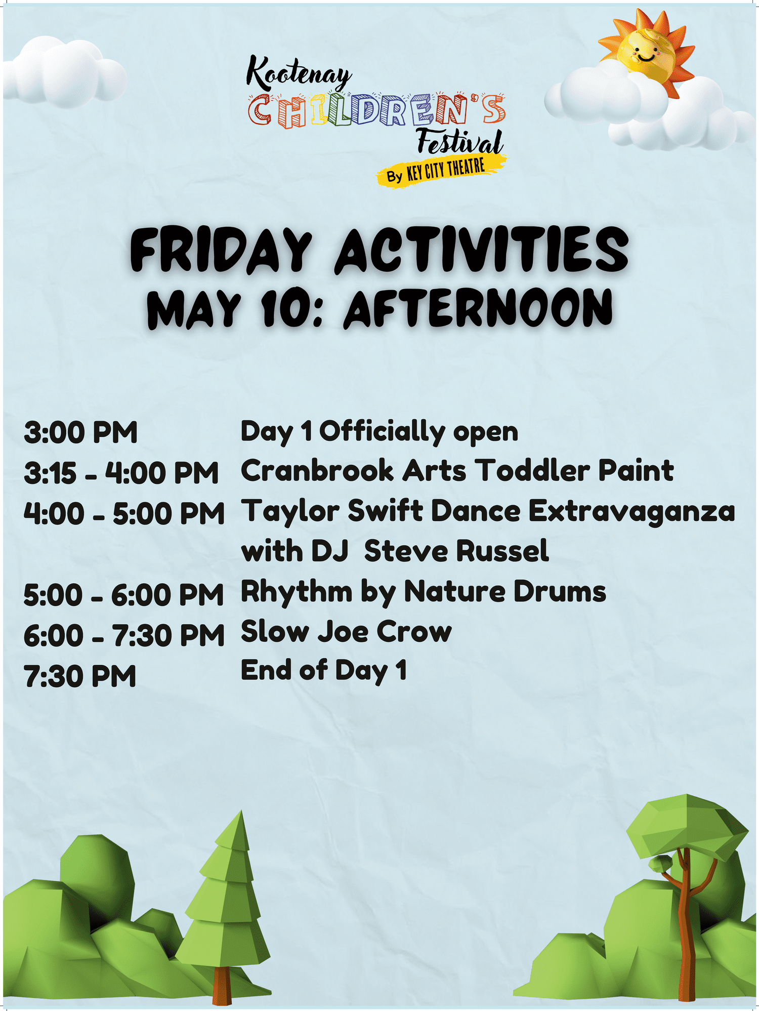 Kootenay Children&rsquo;s Festival, 2024