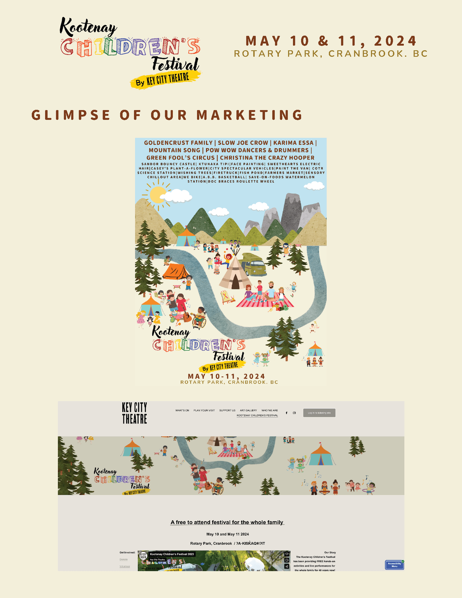Kootenay Children&rsquo;s Festival, 2024