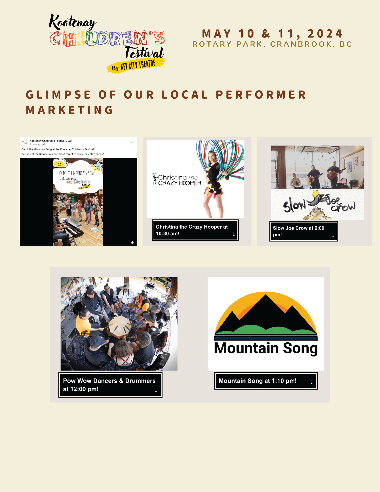 Kootenay Children&rsquo;s Festival, 2024