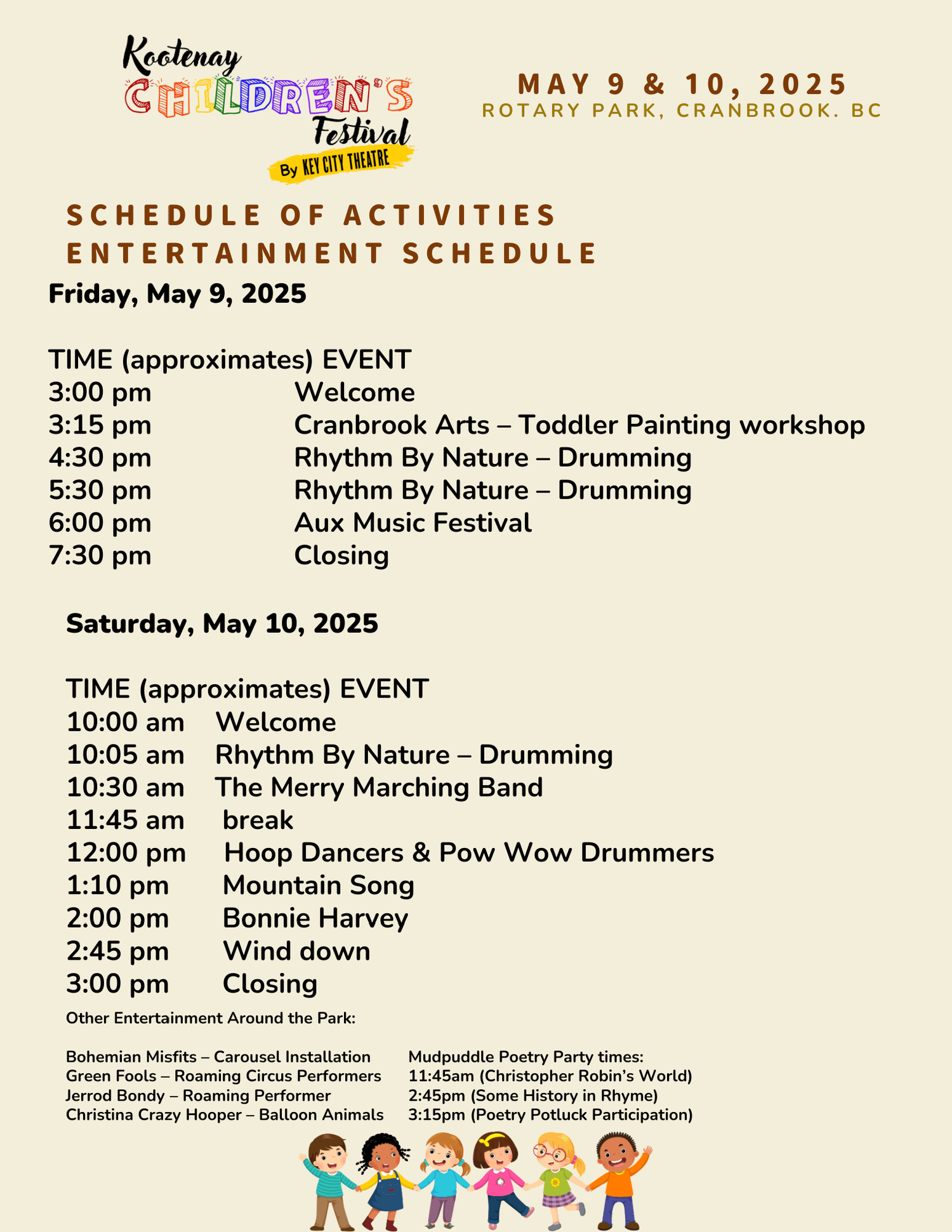 Kootenay Children&rsquo;s Festival, 2025