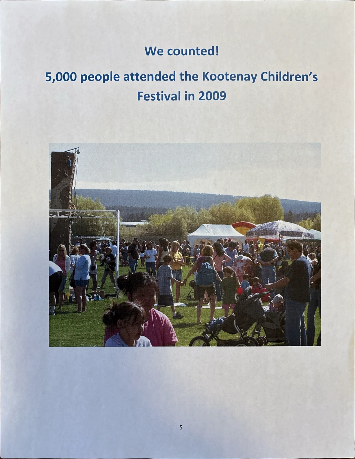 Kootenay Children&rsquo;s Festival, 2009
