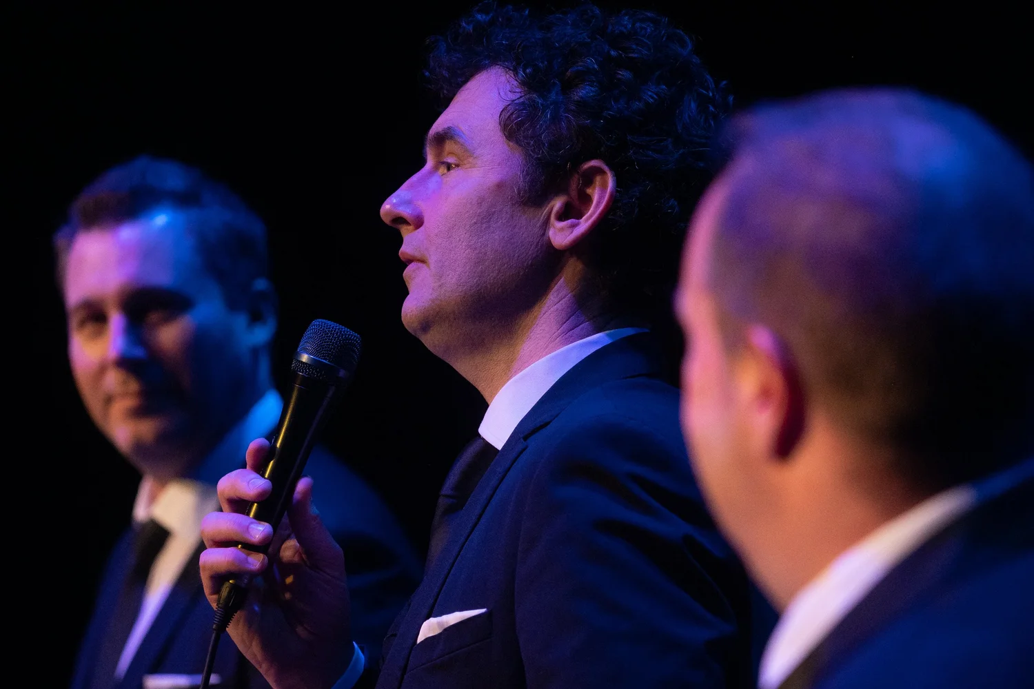 The Celtic Tenors &mdash; photograph by Brian Clarkson