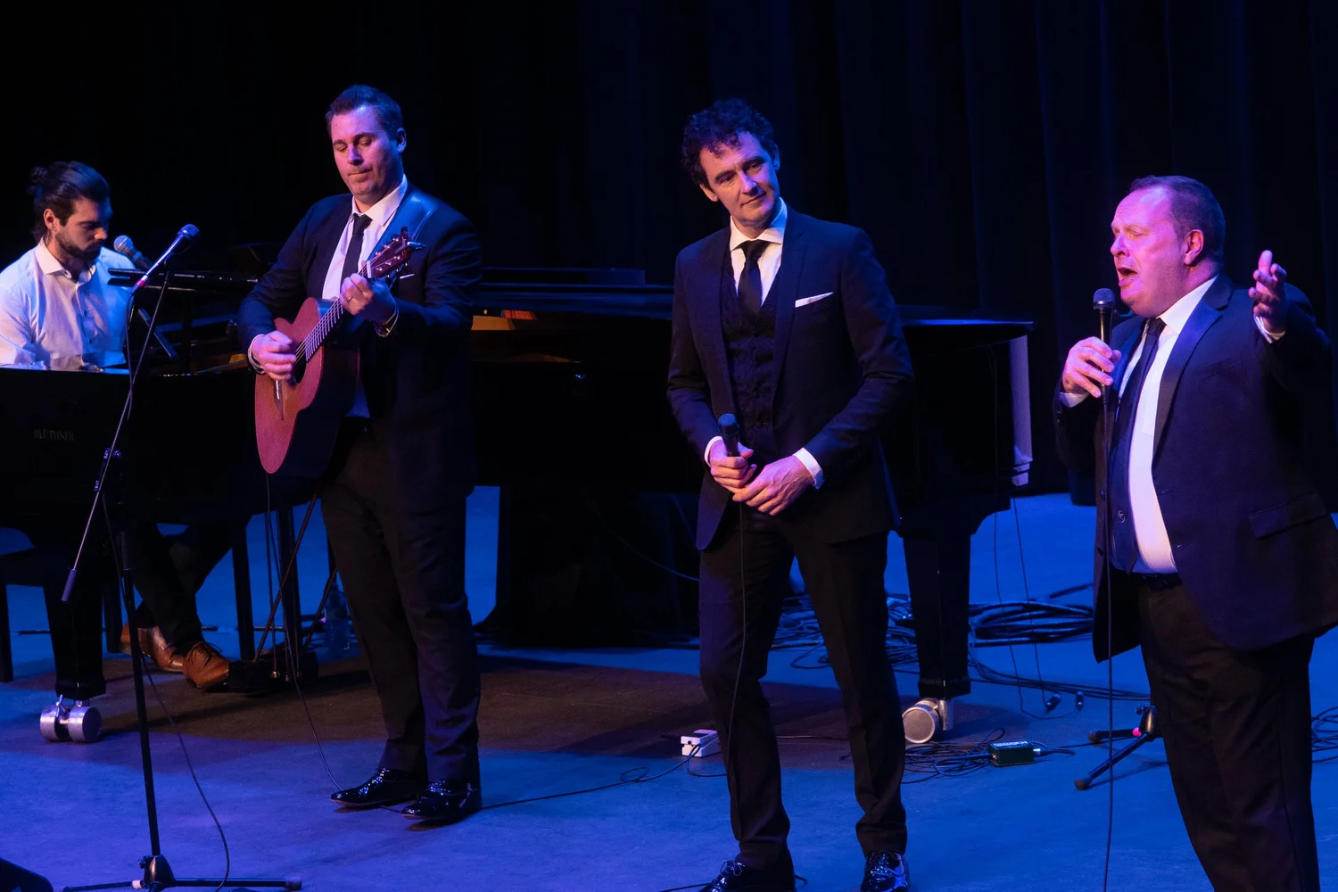 The Celtic Tenors &mdash; photograph by Brian Clarkson